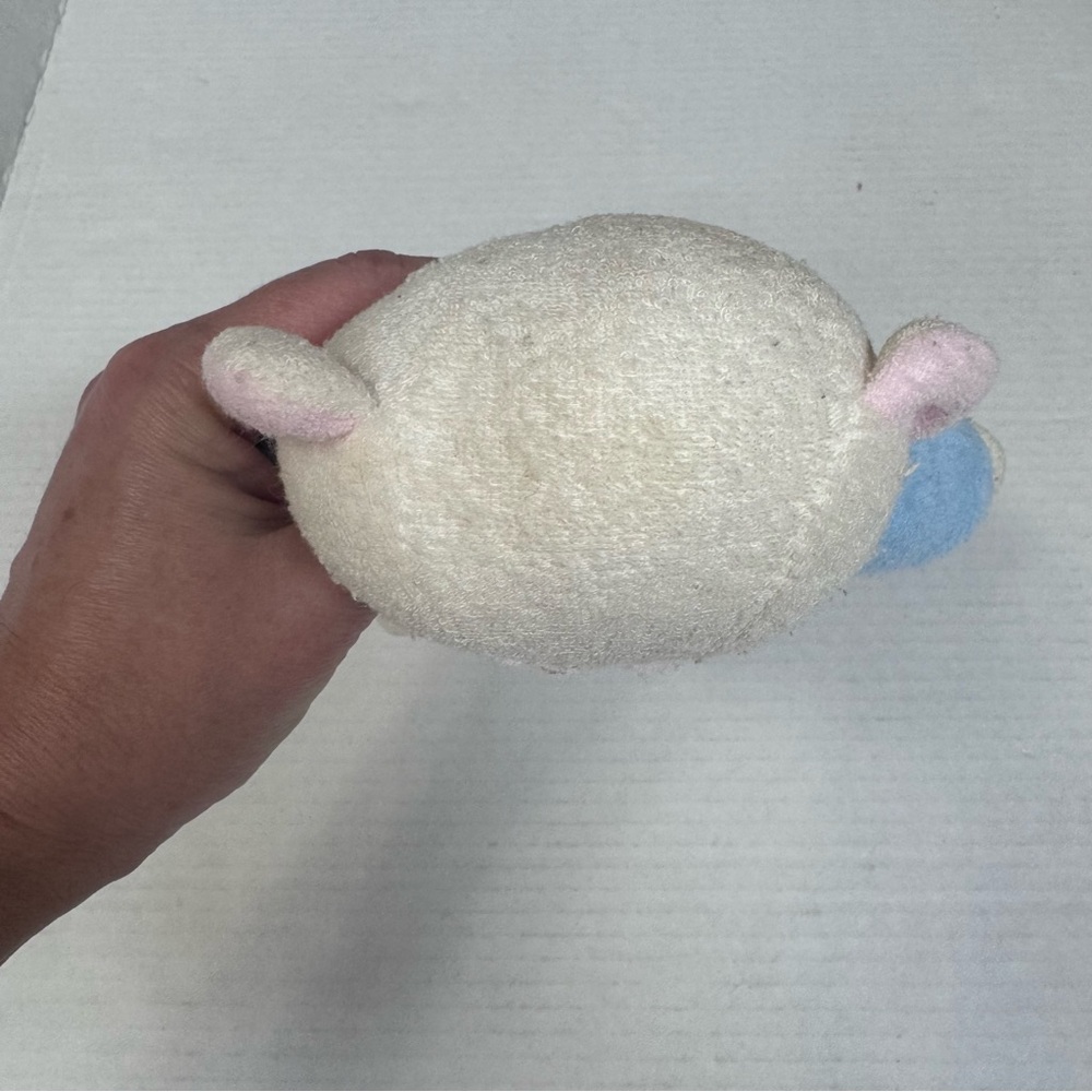 Vintage Soft Dreams Terry Cloth Bear Plush Rattle Toy Bunny Slippers 9” Pastel - Picture 10 of 13